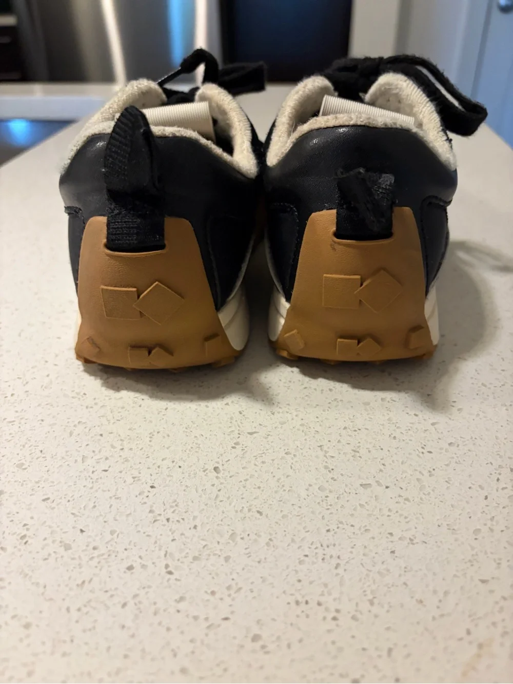 kate spade Black and Tan Women's Sneakers